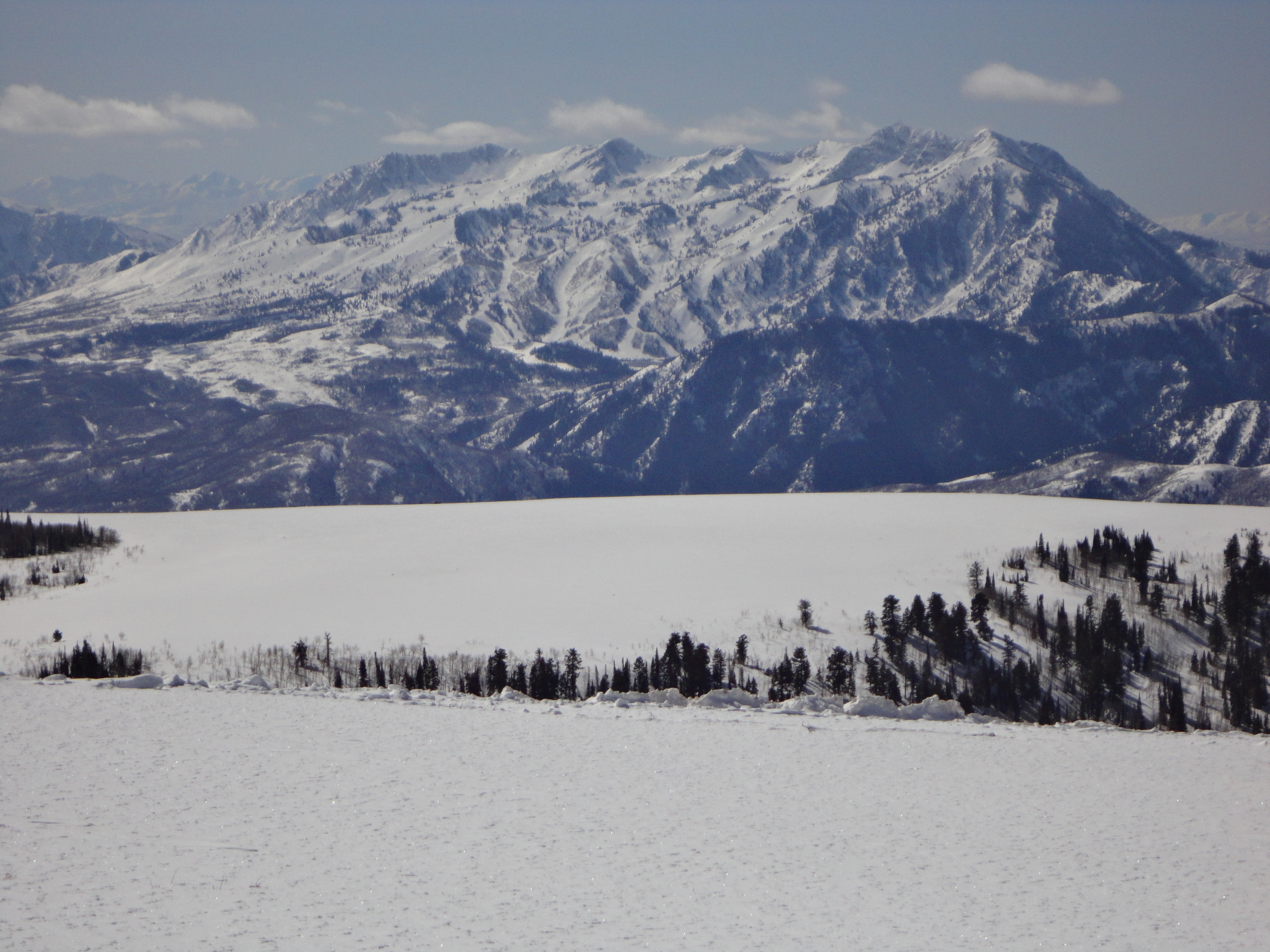 Snow Bain From Sunrise Ridge, Powder Mountain