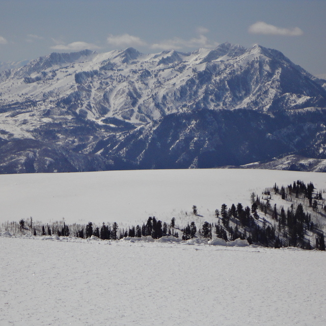 Snow Bain From Sunrise Ridge, Powder Mountain