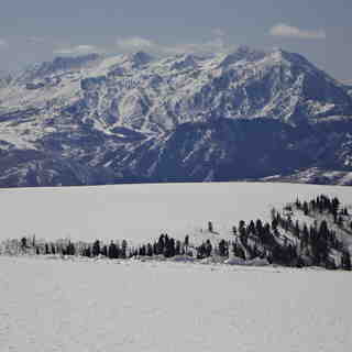 Snow Bain From Sunrise Ridge, Powder Mountain