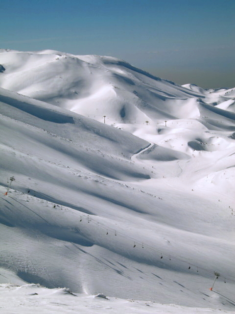 Nabil ski runs - some of the popular slopes, Mzaar Ski Resort