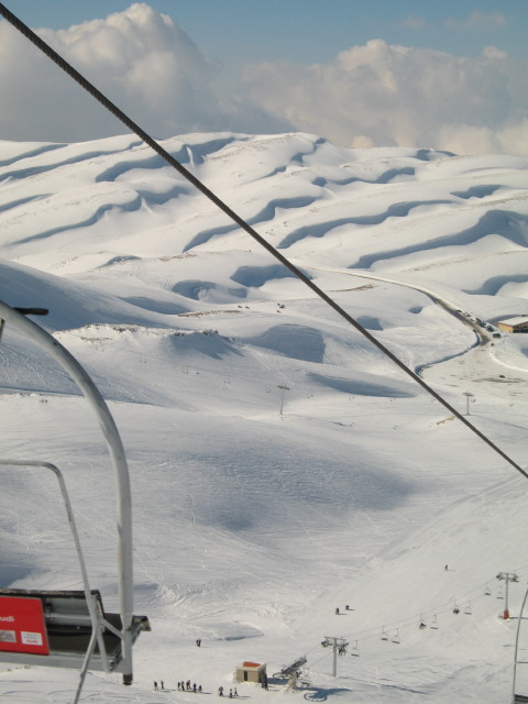 Wardeh Domain looking NW, Mzaar Ski Resort