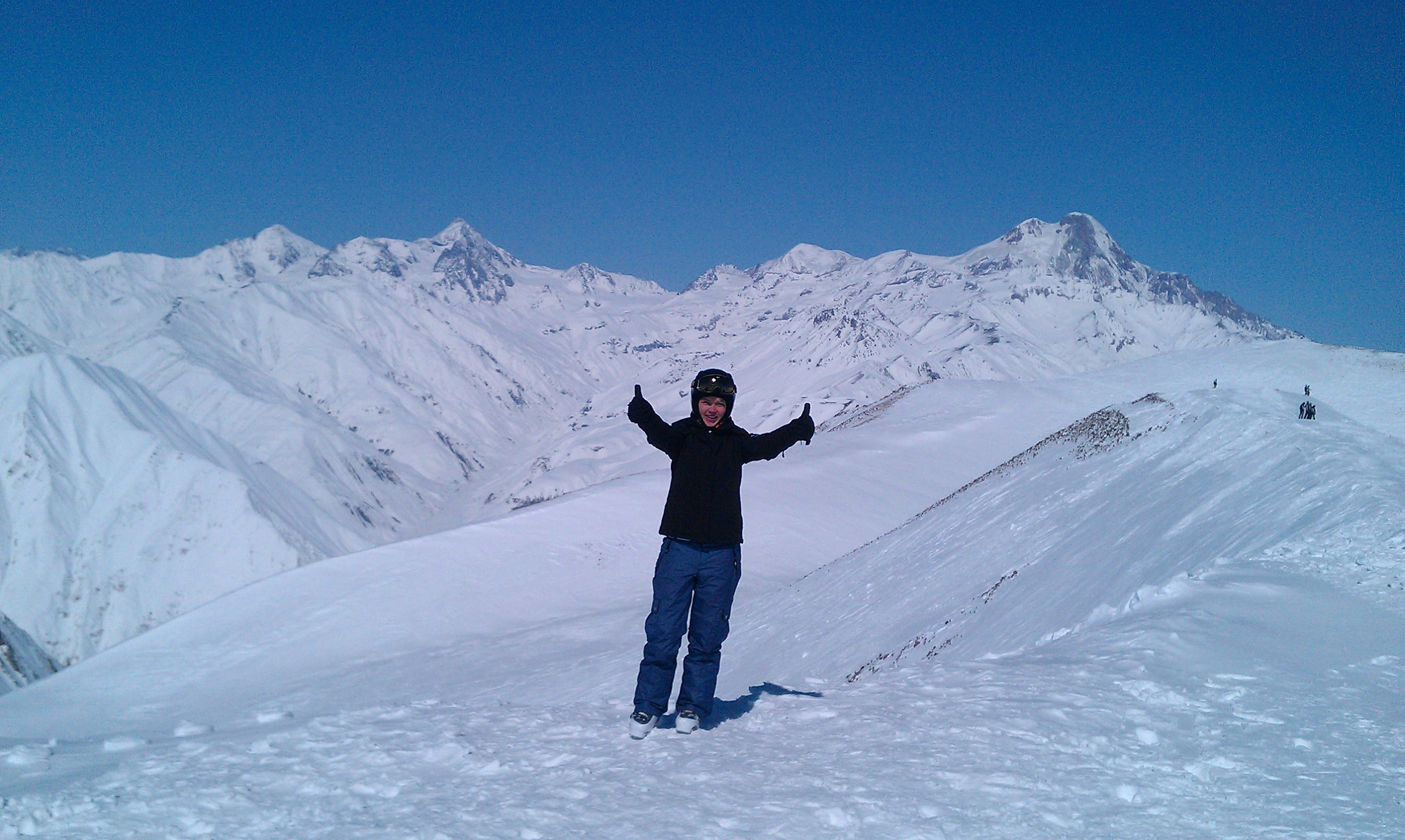 At the top 3267 m, Gudauri