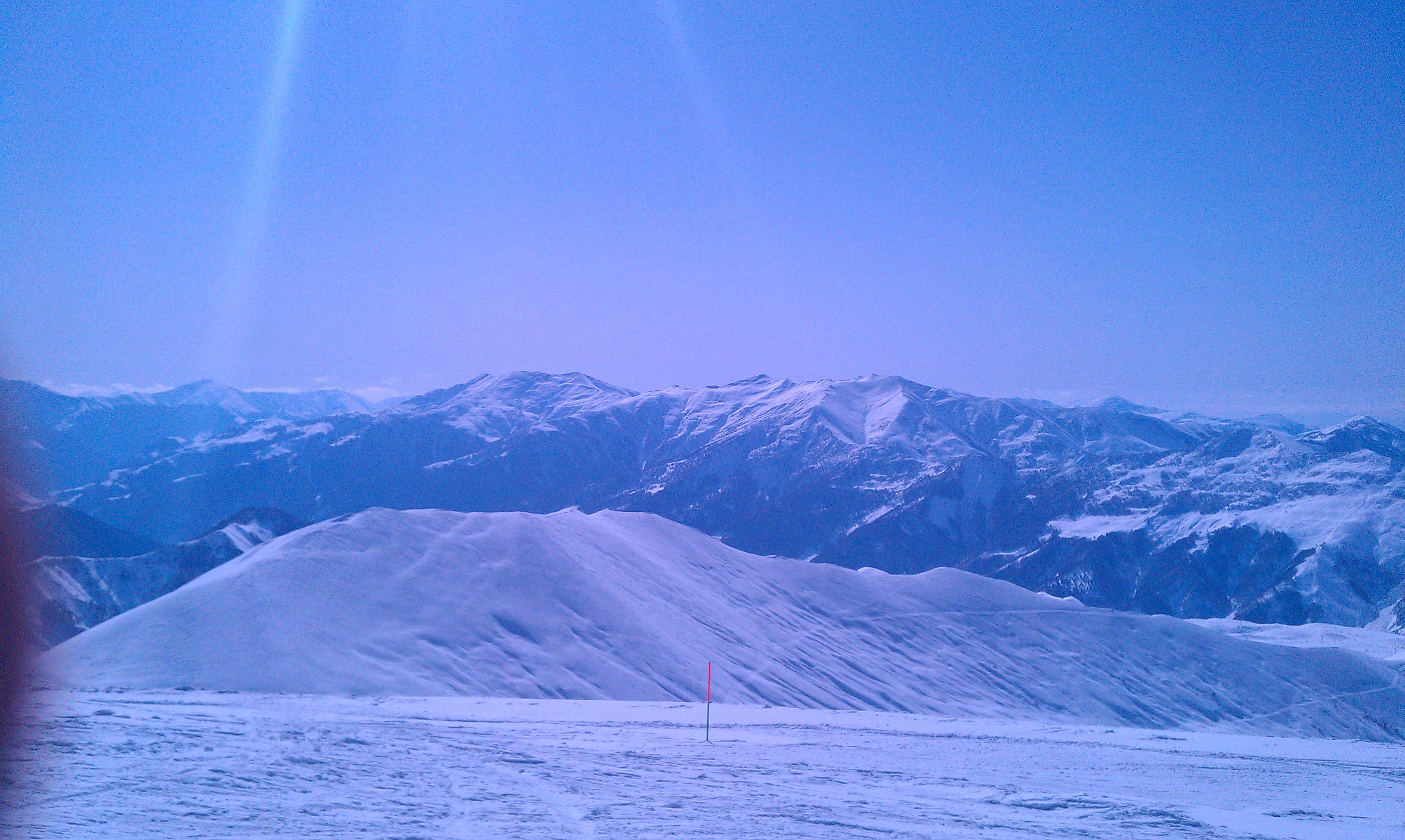 That is what it looks like when you ski down, Gudauri