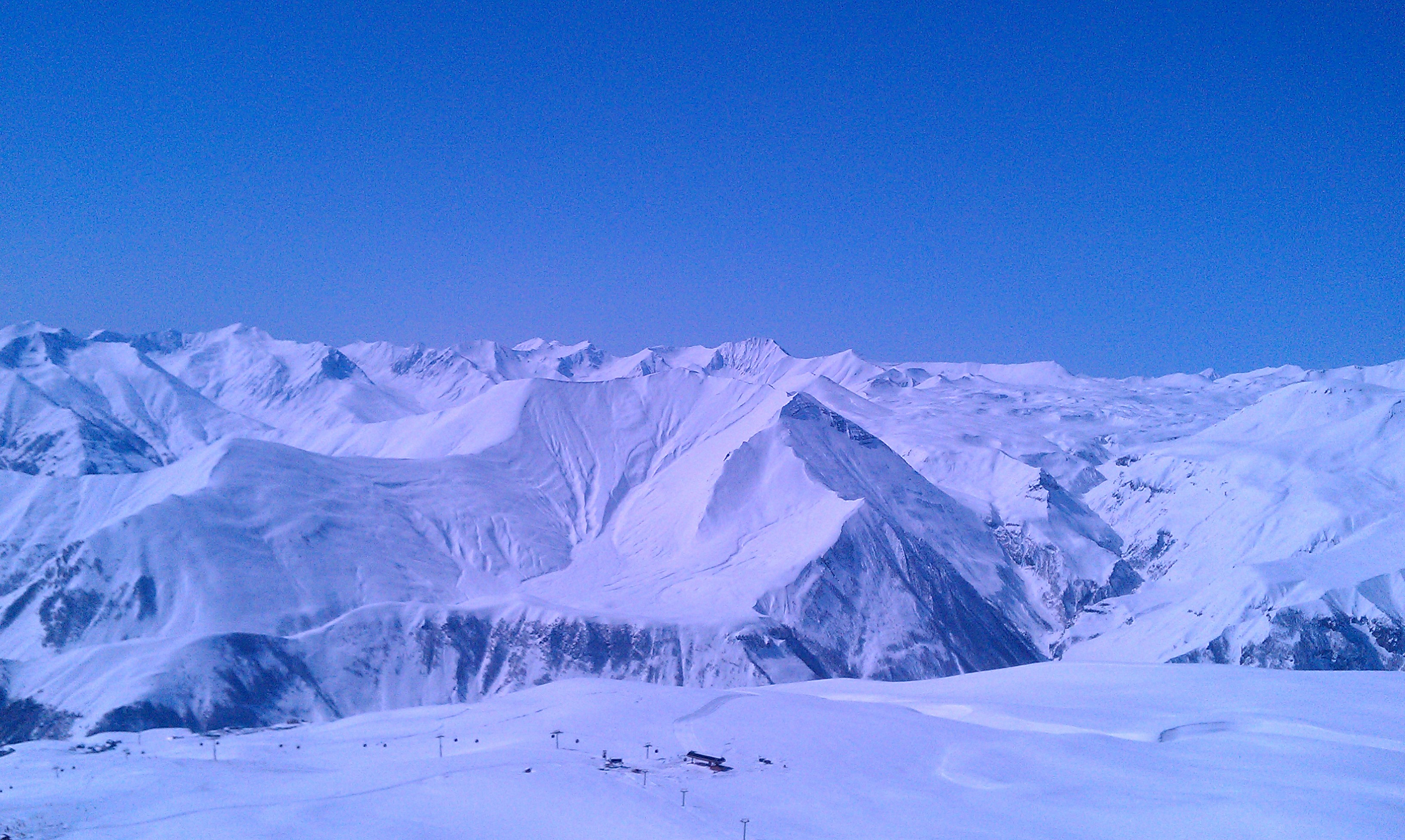 Do you see the lift down there?, Gudauri
