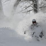 Big D at home in the pow!, Japan - Hokkaido