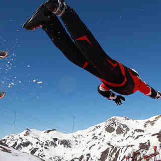 Superman ski in "Astún"