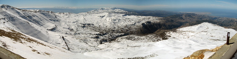 View from top of Mzaar, Mzaar Ski Resort