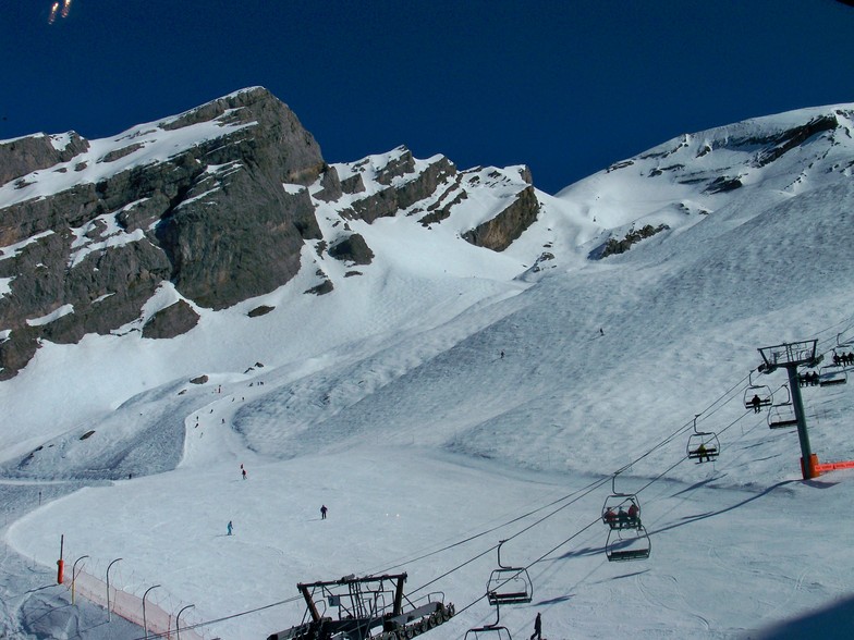 La Balme area in La Clusaz: nice snow, wonderful playground