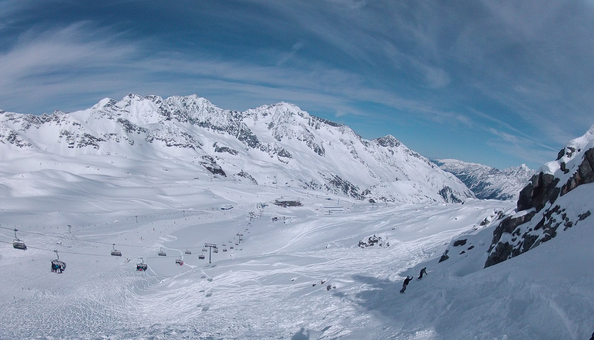 Stubai Glacier Snow