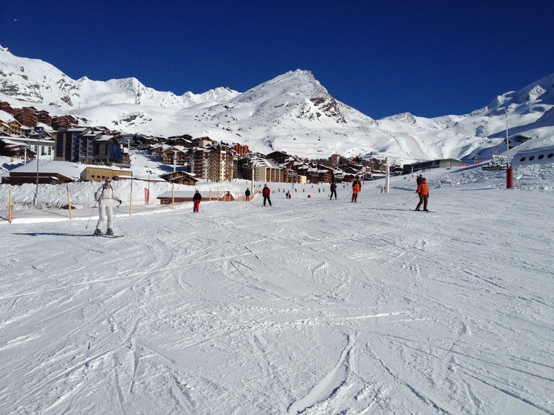 On the pist, Val Thorens