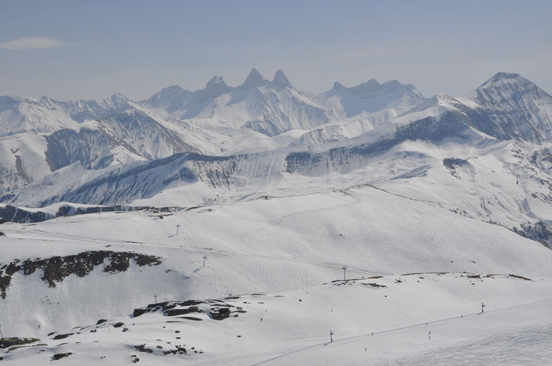 Les Sybelles end of March 2012, Le Corbier (Les Sybelles)