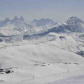 Les Sybelles end of March 2012, Le Corbier (Les Sybelles)