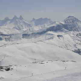Les Sybelles end of March 2012, Le Corbier (Les Sybelles)