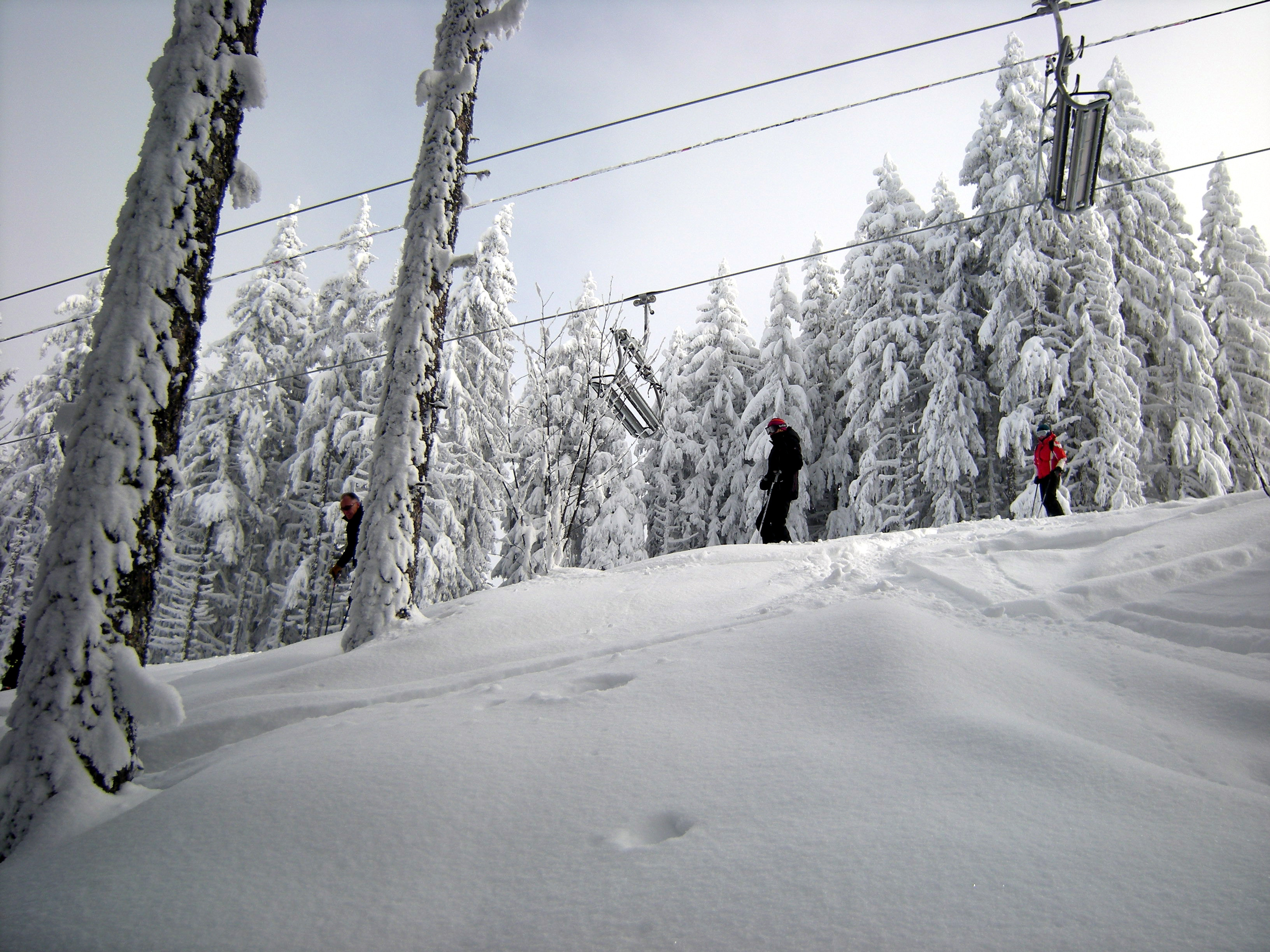 Extreme cold brings superb snow conditions, Saint Gervais