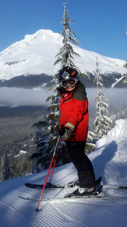 Ski Bowl and Mt Hood in the background, Mt Hood Ski Bowl