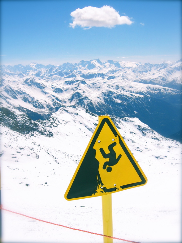 Be careful with the fall !, Val Thorens