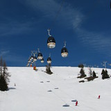 sunny day on skiis, Kronplatz