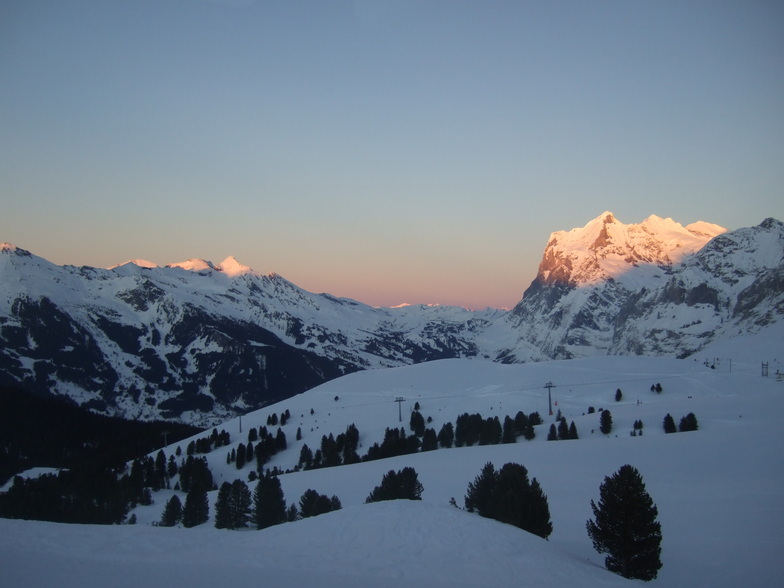End of a perfect day, Wengen