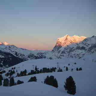 End of a perfect day, Wengen
