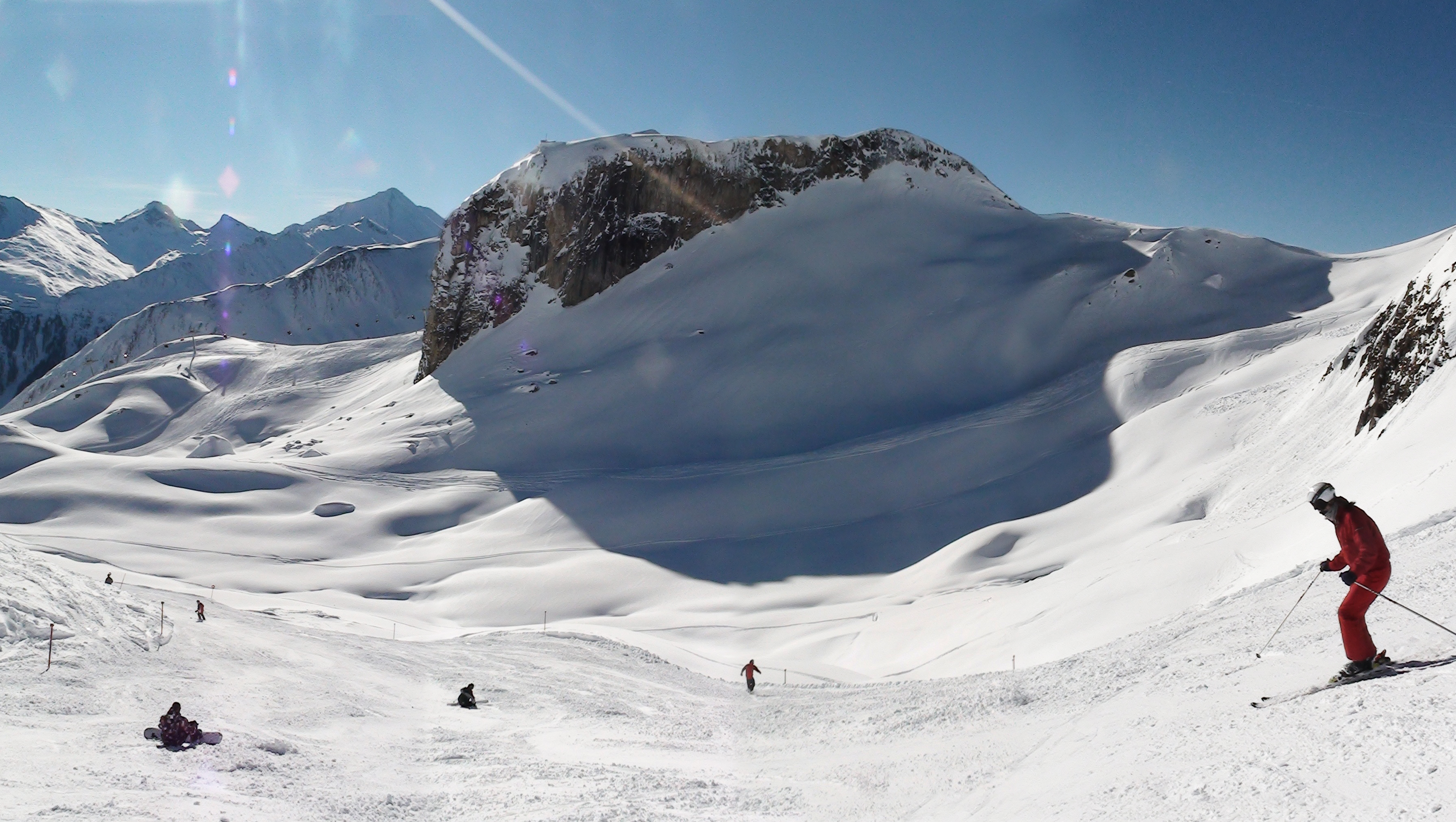 Ischgl-Samnaun sunny day