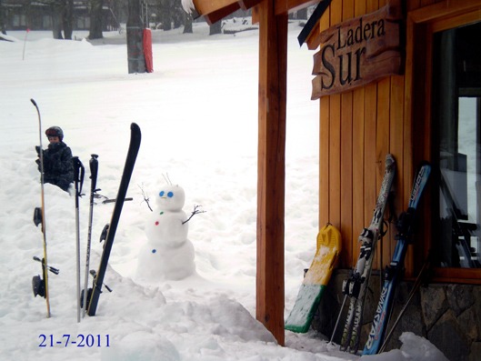 Mi muñeco en Ladera Sur, Chapelco