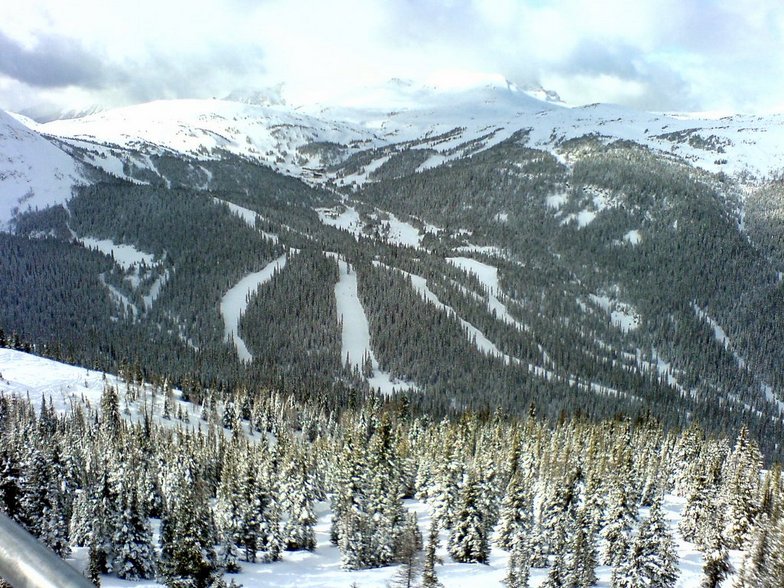 Sunshine Village looking from Goat&#39;s Eye