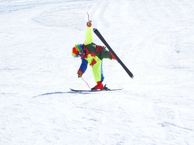 El Payaso esquiador de Los Puquios