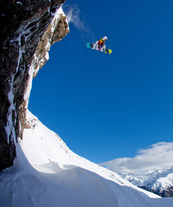 Cassidy Chutes at Temple Basin Ski Area. Volkl