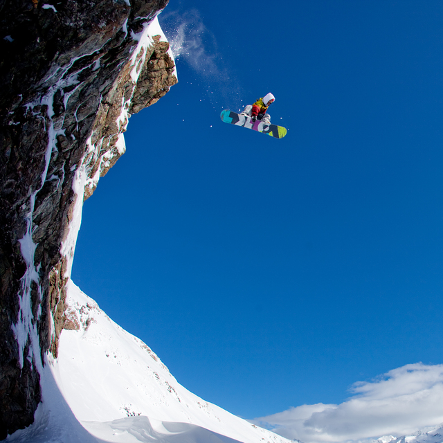 Cassidy Chutes at Temple Basin Ski Area. Volkl