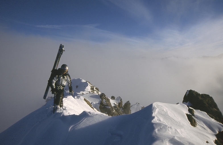 Heading to Extreme Terrain. Steve Eastwood, Temple Basin