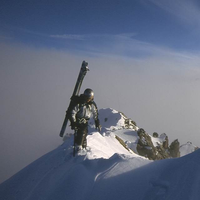 Heading to Extreme Terrain. Steve Eastwood, Temple Basin