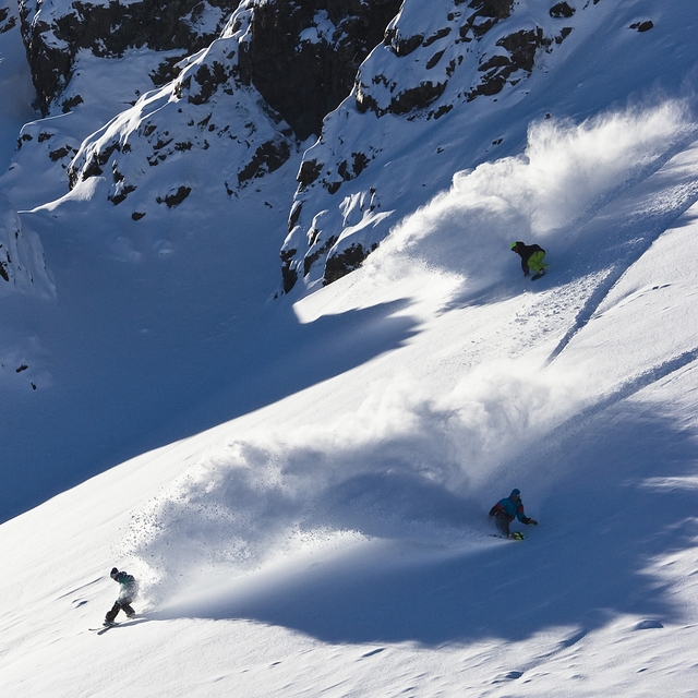 Temple Basin Snow: Downhill Basin - Johnny McCormack