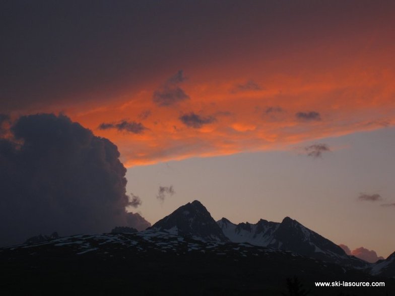 Les Coches Sunset, Montchavin