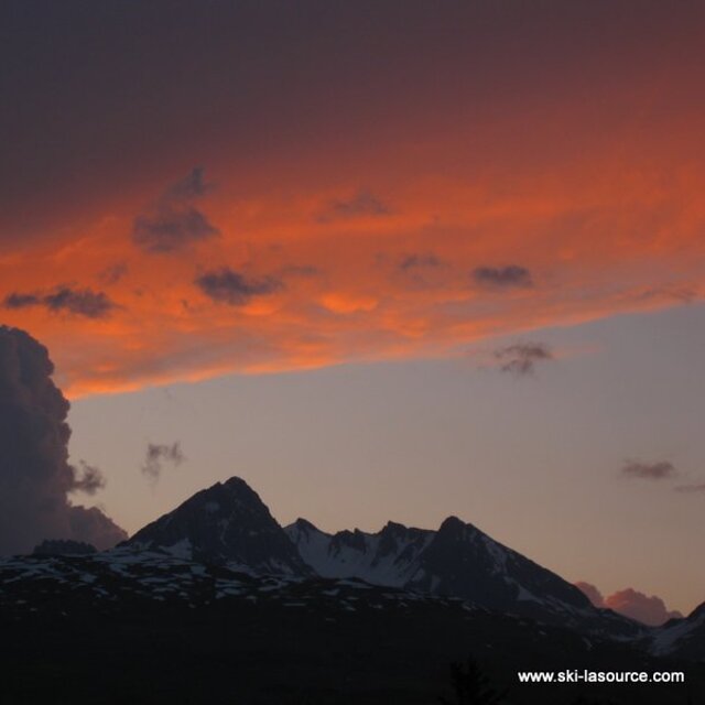 Les Coches Sunset, Montchavin