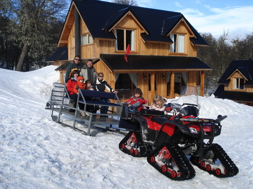 Paseo en Cuatri por la nieve, Chapelco