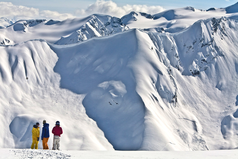 Dramatic Mountain Landscape, Last Frontier Heliskiing