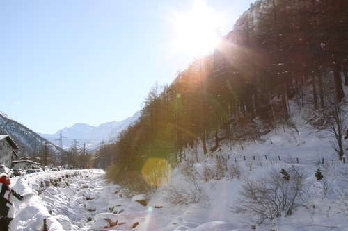 Saas Almagell Ski Resort by: MR C R Stanley