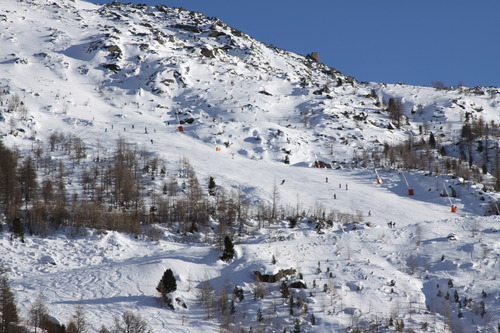 Saas Almagell Ski Resort by: MR C R Stanley