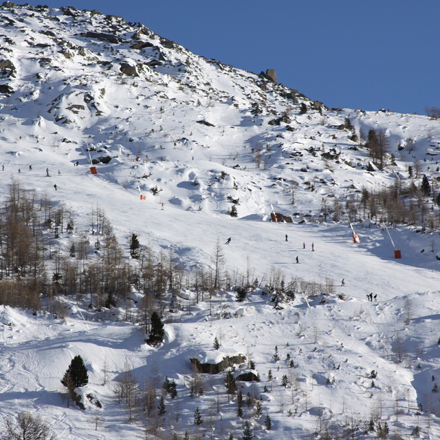 Heidbodme Ski area, Saas Almagell