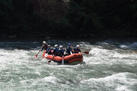 Rafting the Dranse, La Chapelle d'Abondance
