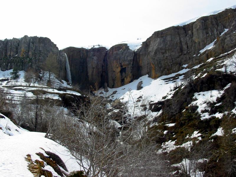 The Waterfall Of Faraya,spring (LEBANON), Mzaar Ski Resort