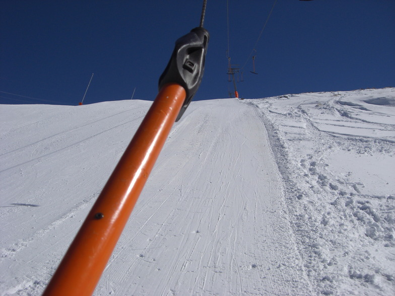 On the AfriSki T-bar lift., Afriski Mountain Resort