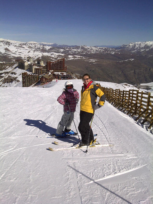 Caly y Angelita, Valle Nevado