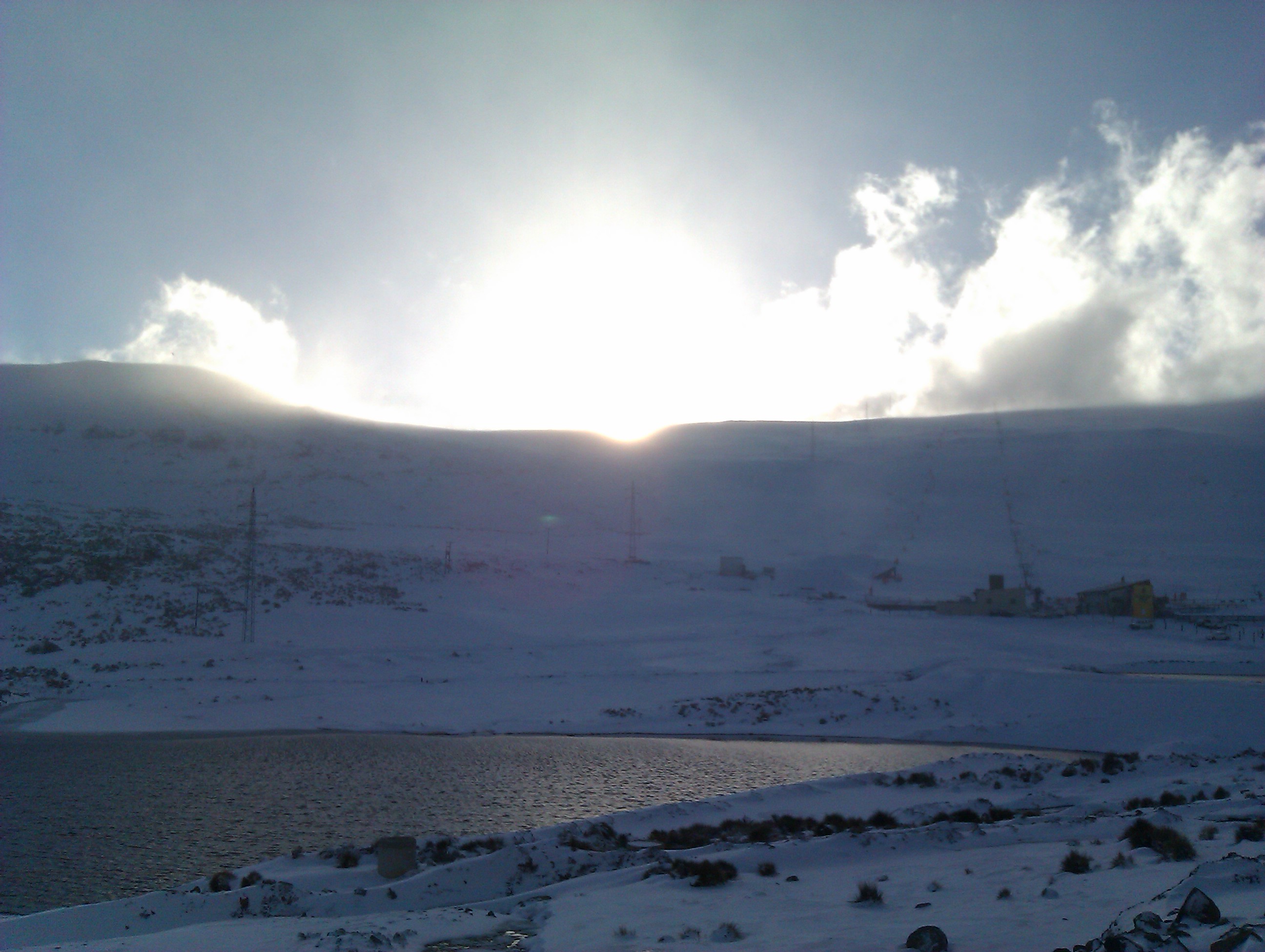 Sunset After Blizzard, Afriski Mountain Resort