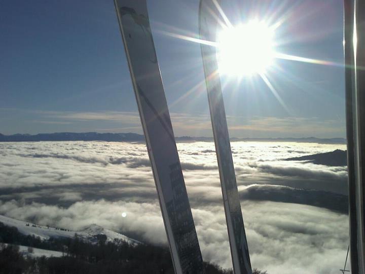 Mar de nubes, Cerro Catedral