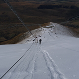 Long climb, Fox Peak