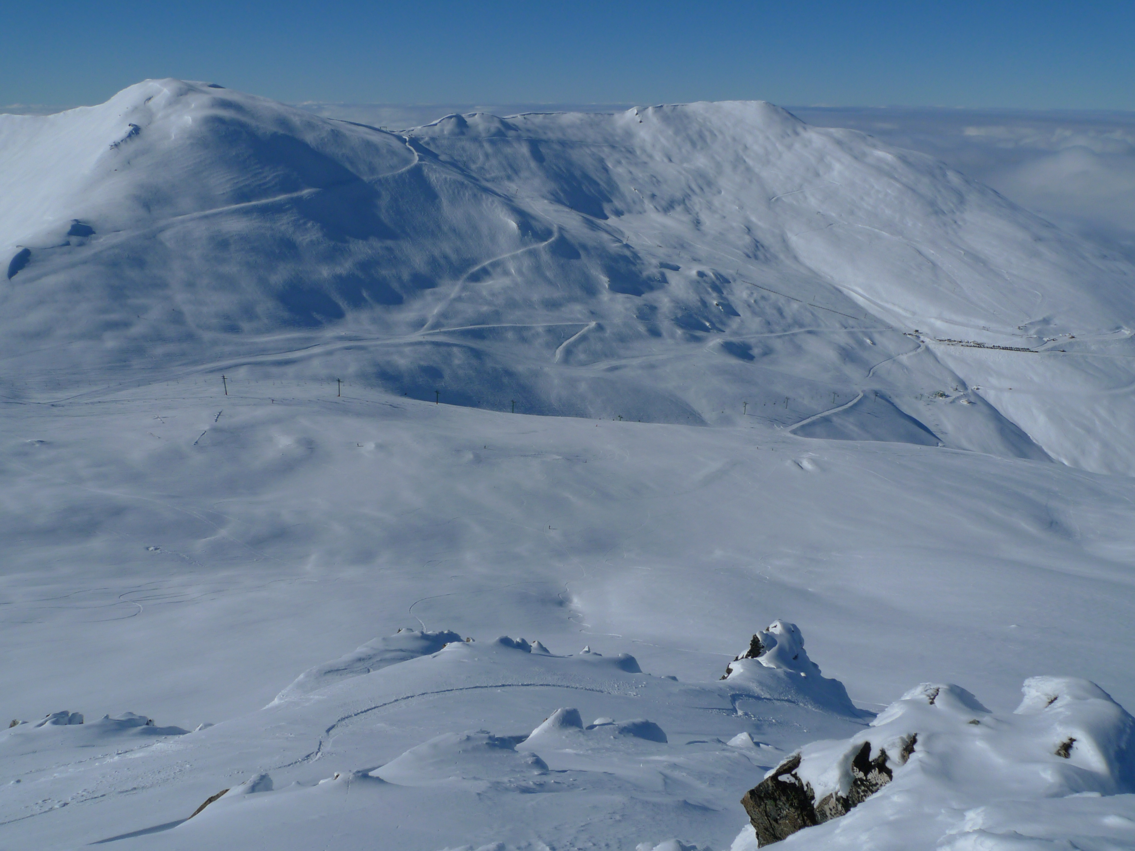 Fresh tracks again, Mount Dobson