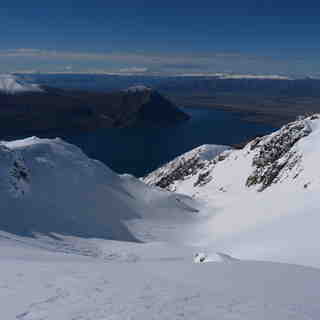 Lake Ohau from Mount Sutton