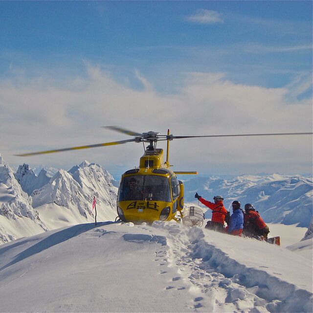 get off the lift in haines, ak, Eaglecrest Ski Area