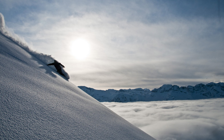 above the clouds, Avoriaz